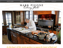 Tablet Screenshot of chefmarkpicone.com